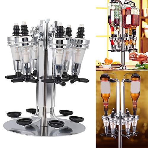 6 dispenser per bicchierini da liquore e vassoio dispenser per liquori MGET cocktail shot dispenser per liquori dispenser per liquori dispenser per liquori dispenser per liquori regalo 
