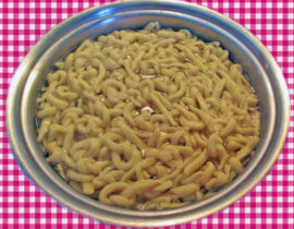 Passatelli in brodo alla pesarese